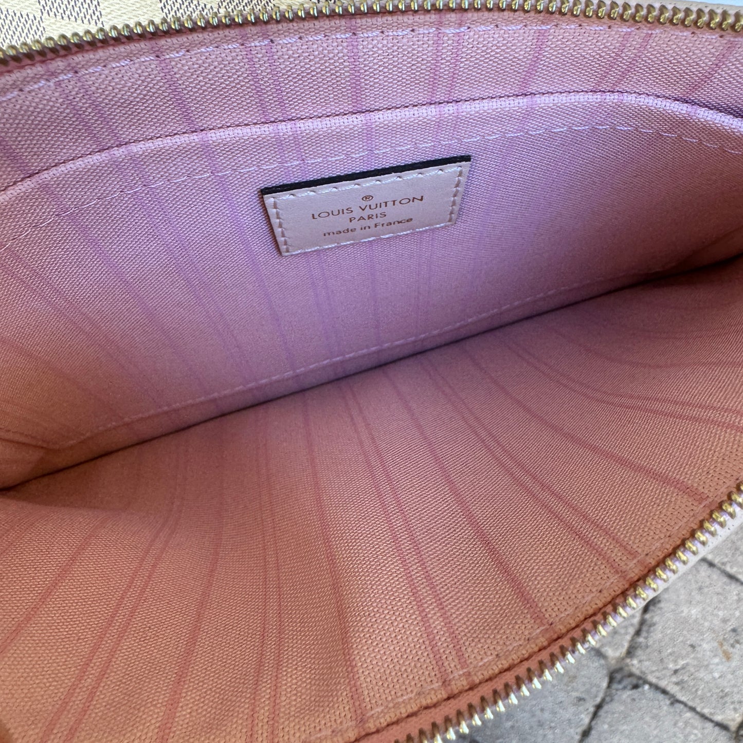 Louis Vuitton Braided Damier Azur Neverfull MM