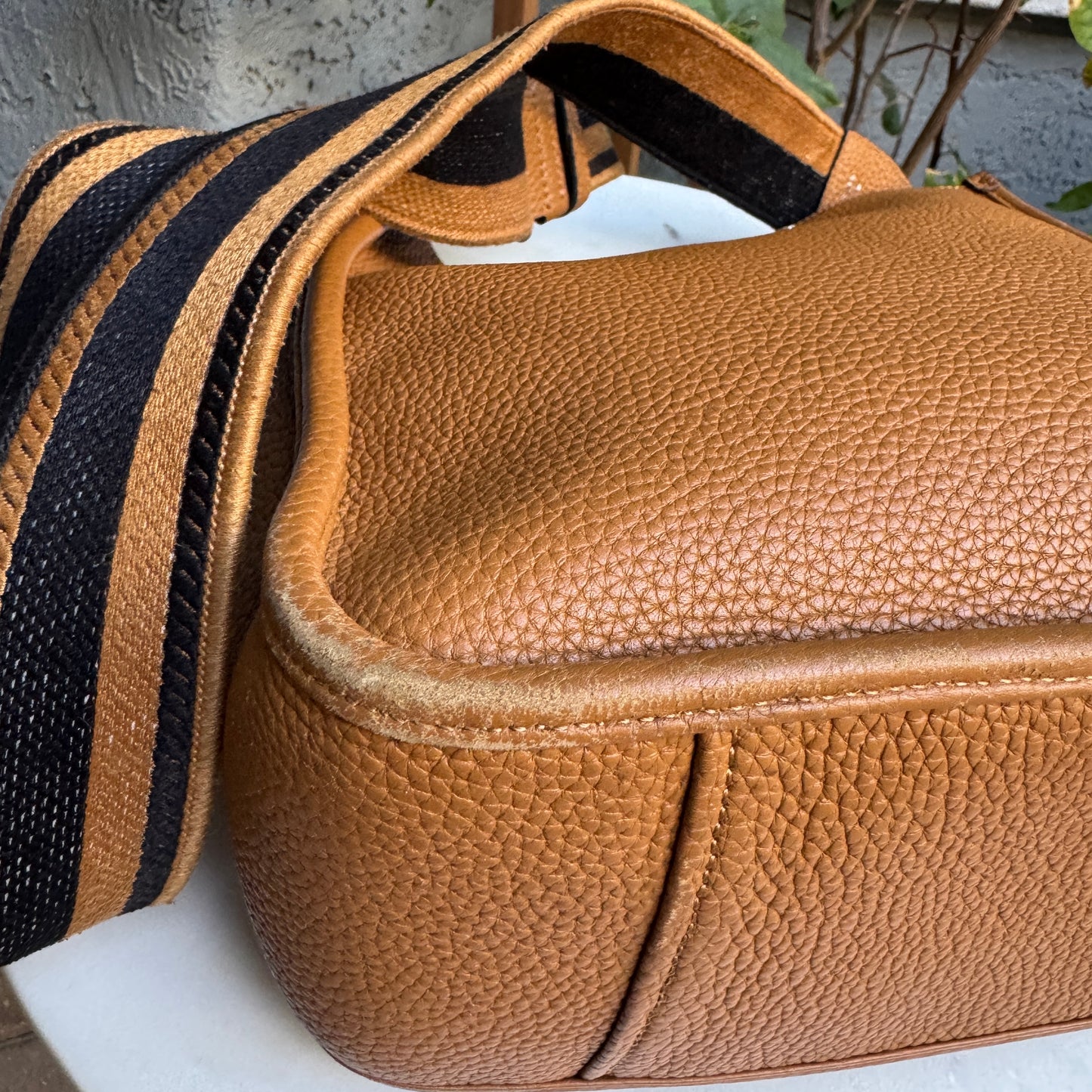 Prada Vitello Daino Hobo Leather Crossbody