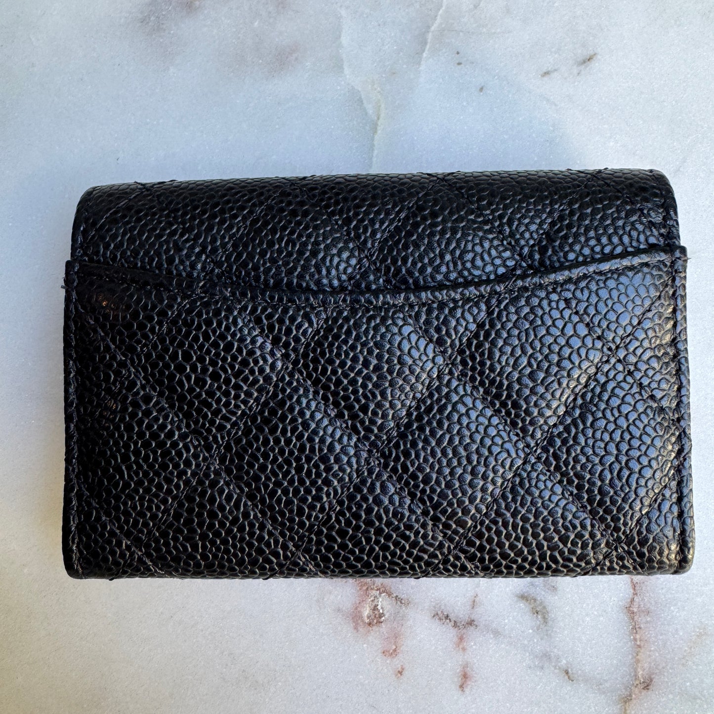 Chanel Caviar Classic Flap Card Holder Wallet