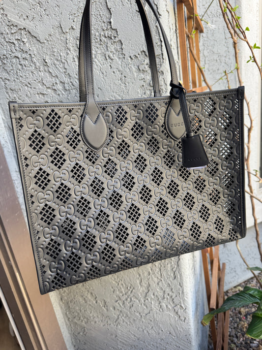 Gucci Ophidia Perforated Tote Bag