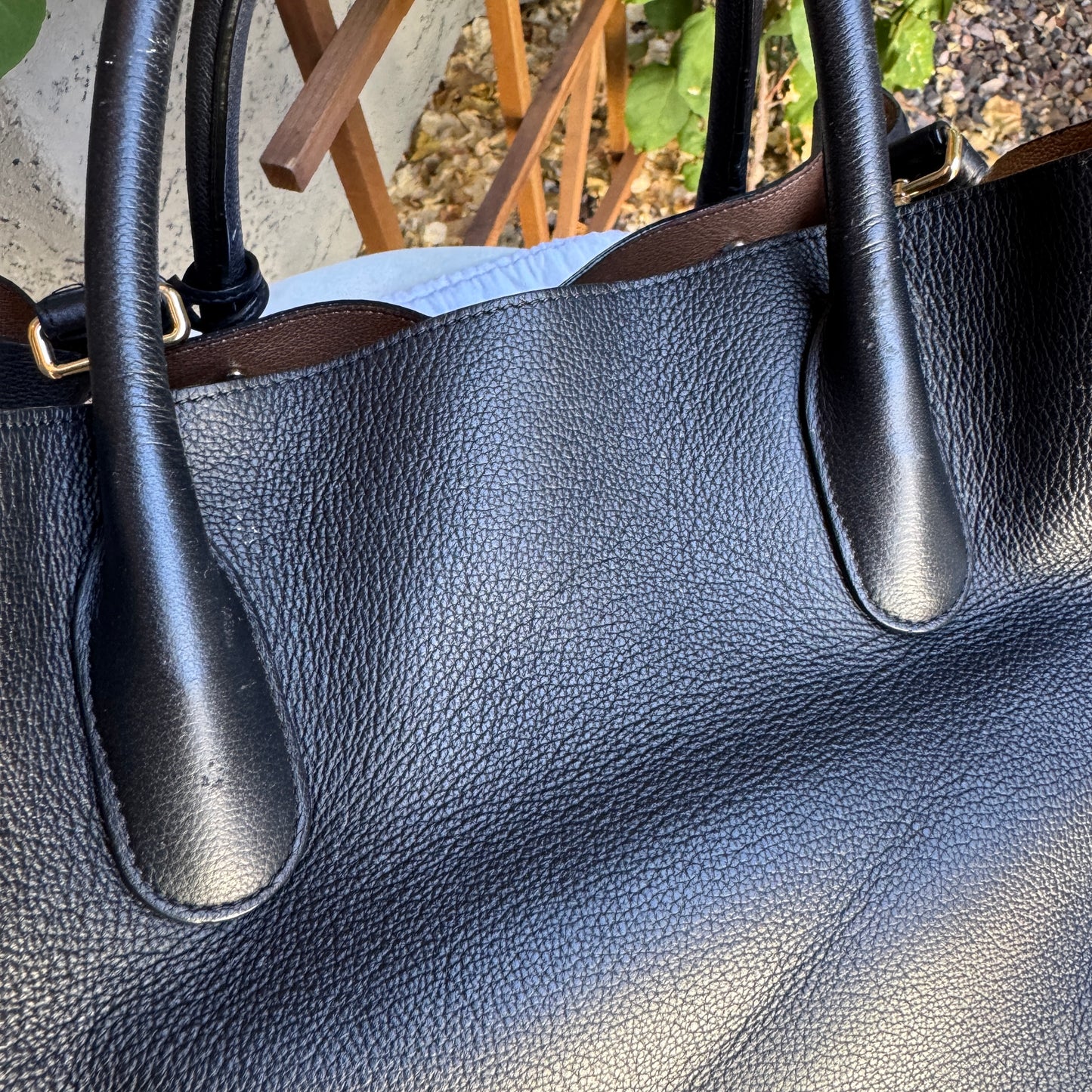 Dior Open Bar Leather Tote
