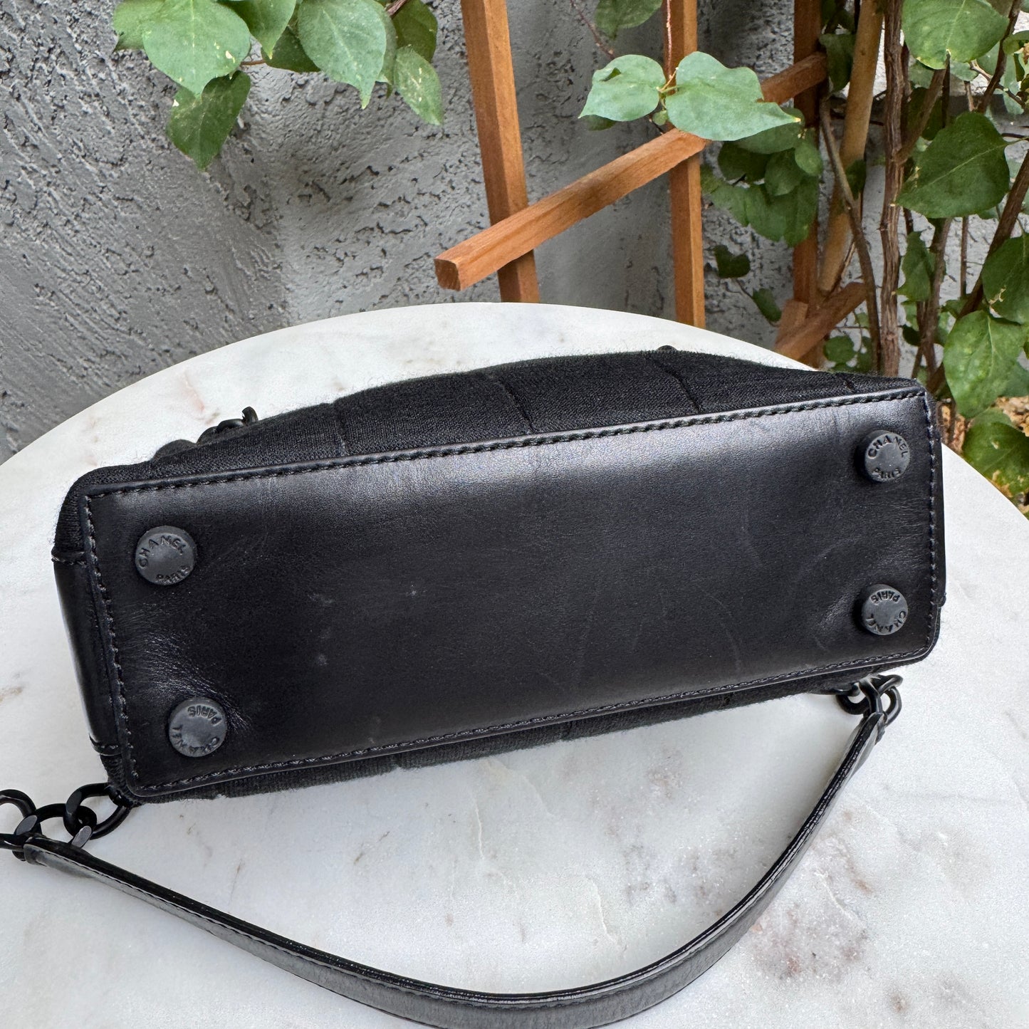 Chanel Y2K Jersey Chocolate Bar Shoulder Bag