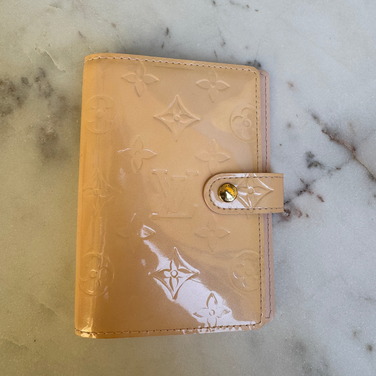 Louis Vuitton Monogram Vernis Small Ring Agenda Cover