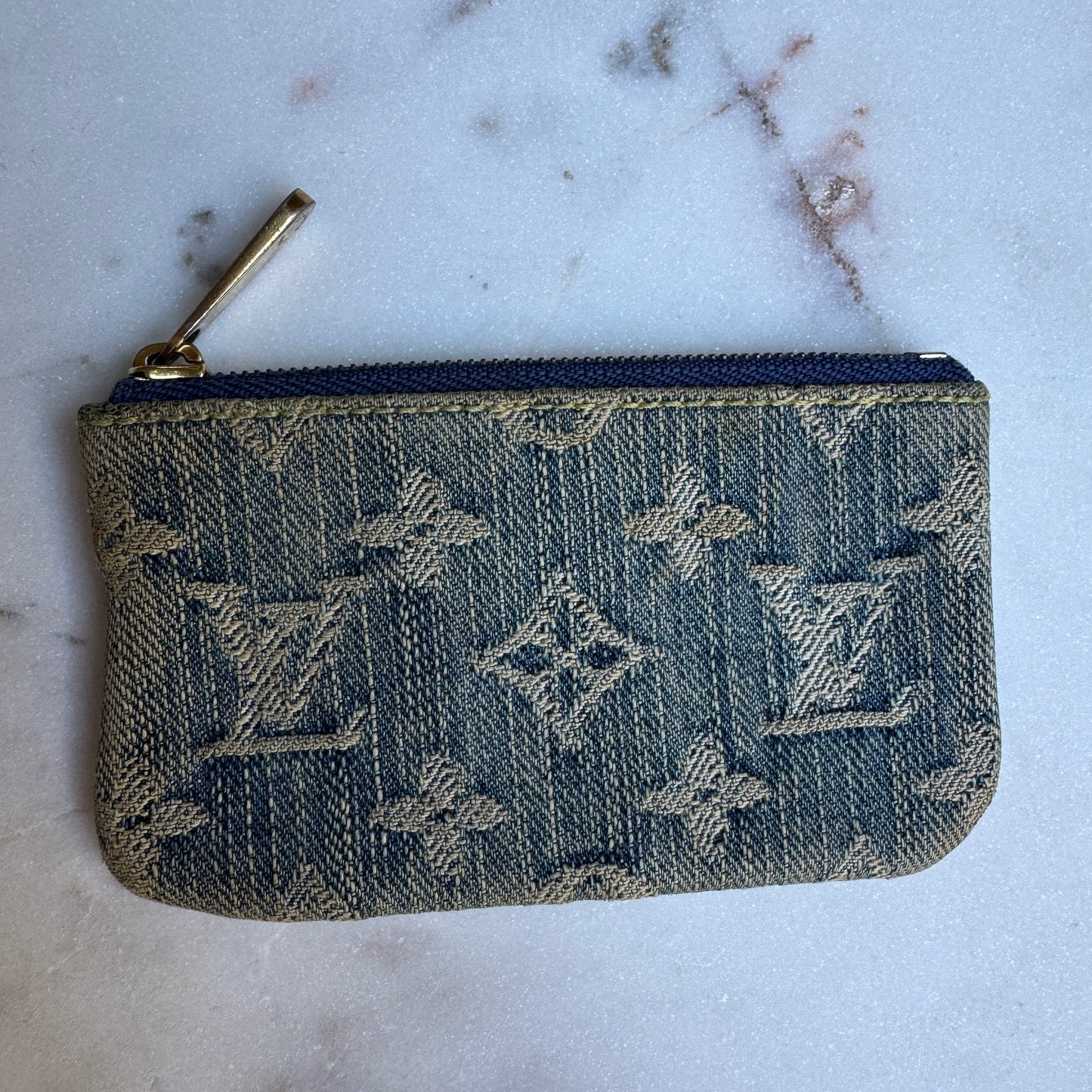 Louis Vuitton Monogram Denim Keychain Pouch