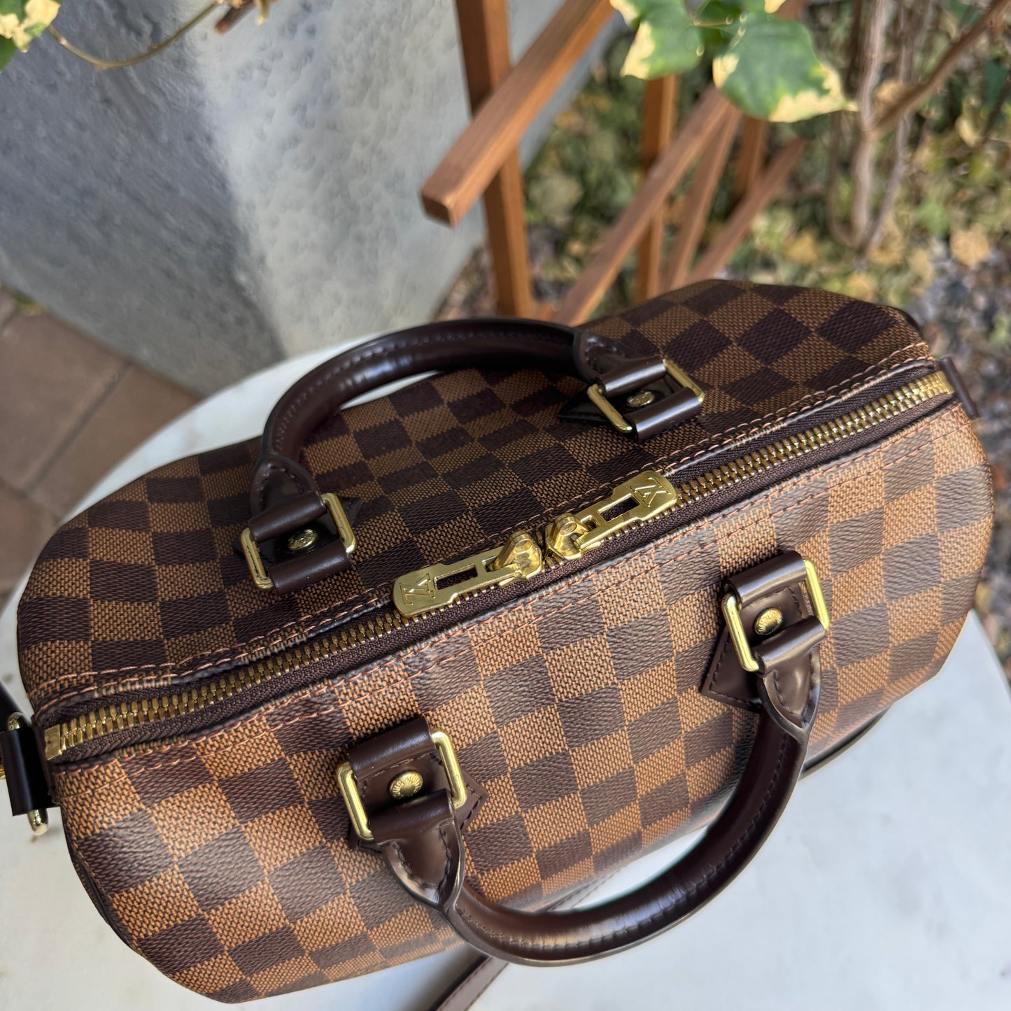 Louis Vuitton Damier Ebene Speedy Bandoulière 25