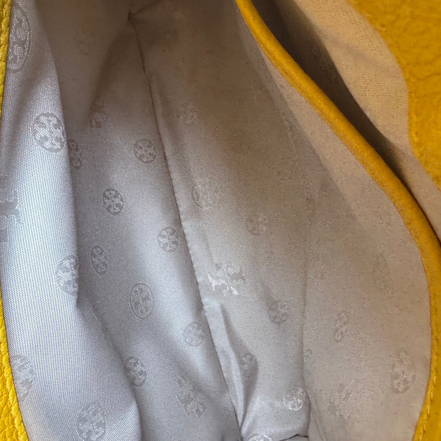 Tory Burch Britten Slouchy Chain Pebbled Leather Shoulder Bag