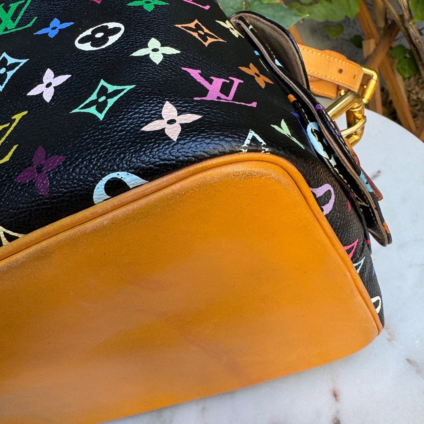 Louis Vuitton Multicolore Petit Noe Bucket Drawstring Shoulder Bag