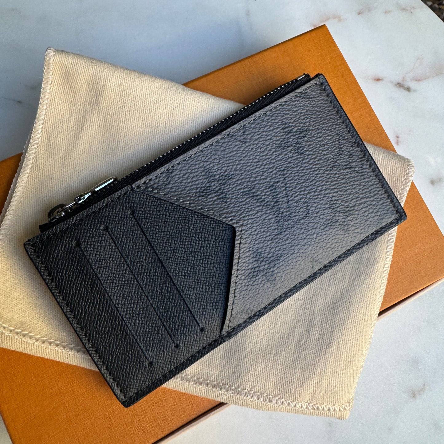 Louis Vuitton Reverse Monogram Eclipse Coin Card Holder