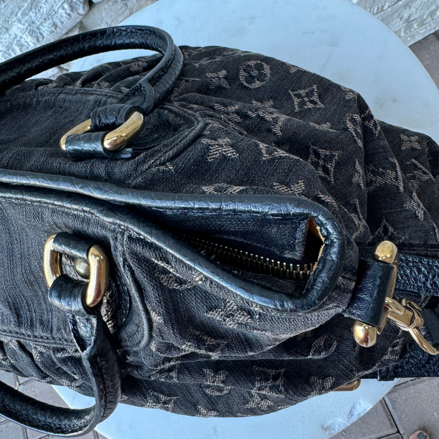 Louis Vuitton Monogram Denim Neo Cabby MM