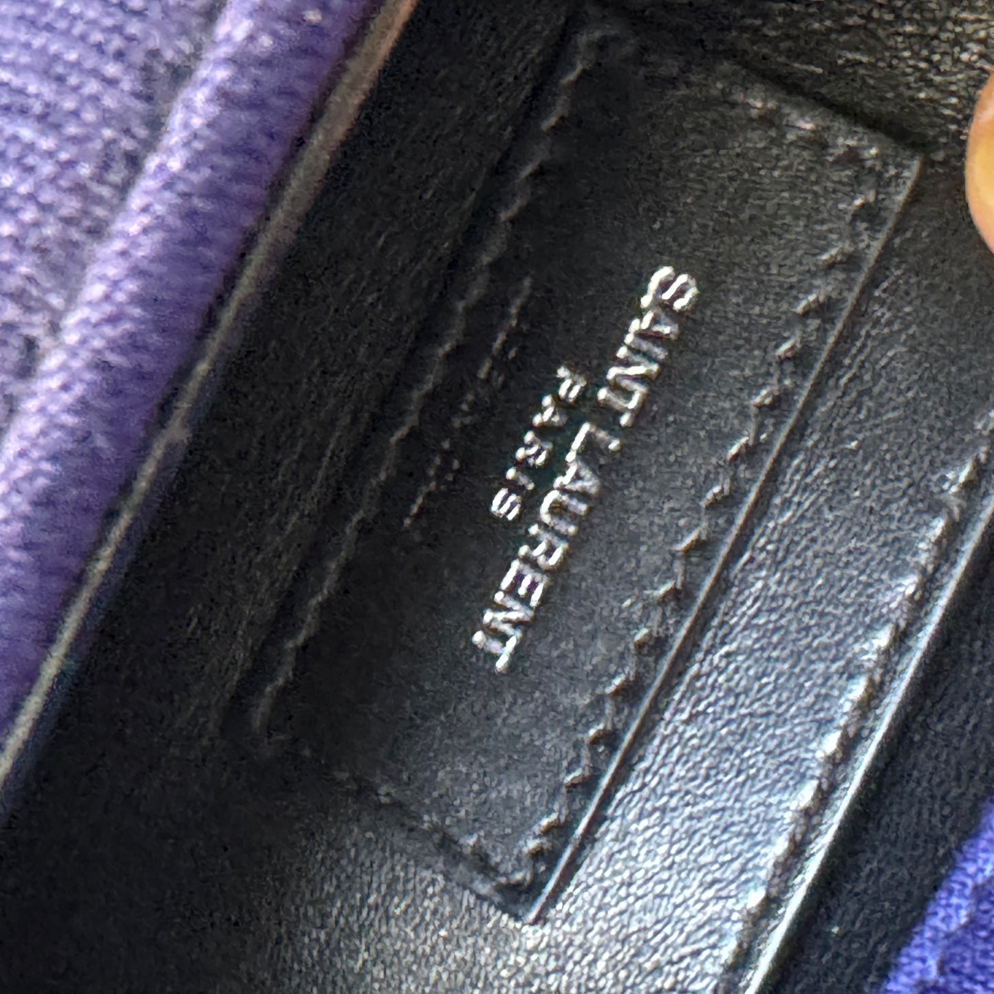 Saint Laurent Jamie Medium Jersey Wool Patchwork Crossbody