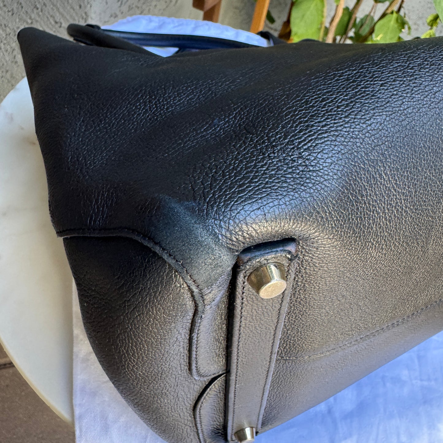 Dior Open Bar Leather Tote