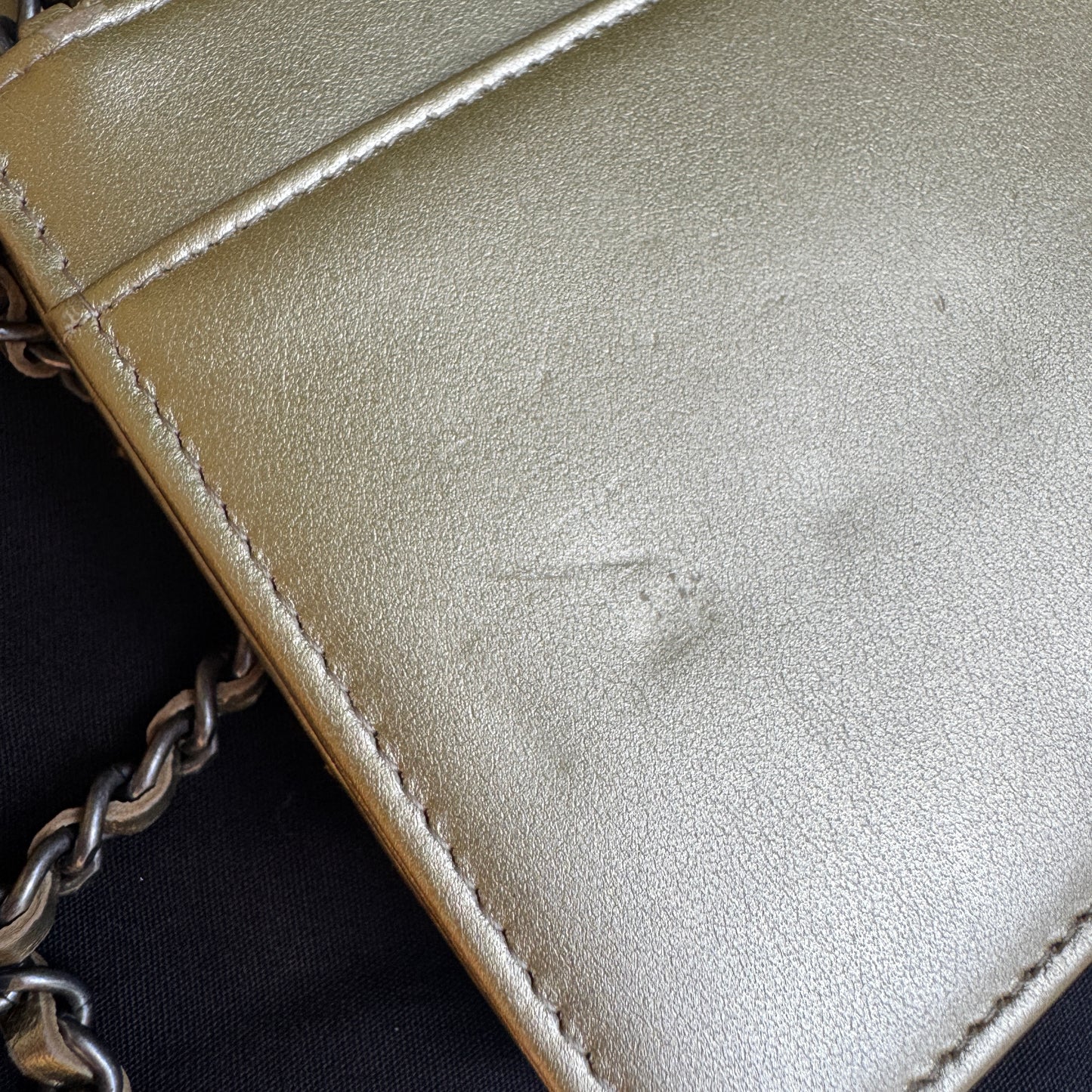 Chanel Gabrielle WOC Quilted Aged Calfskin Crossbody