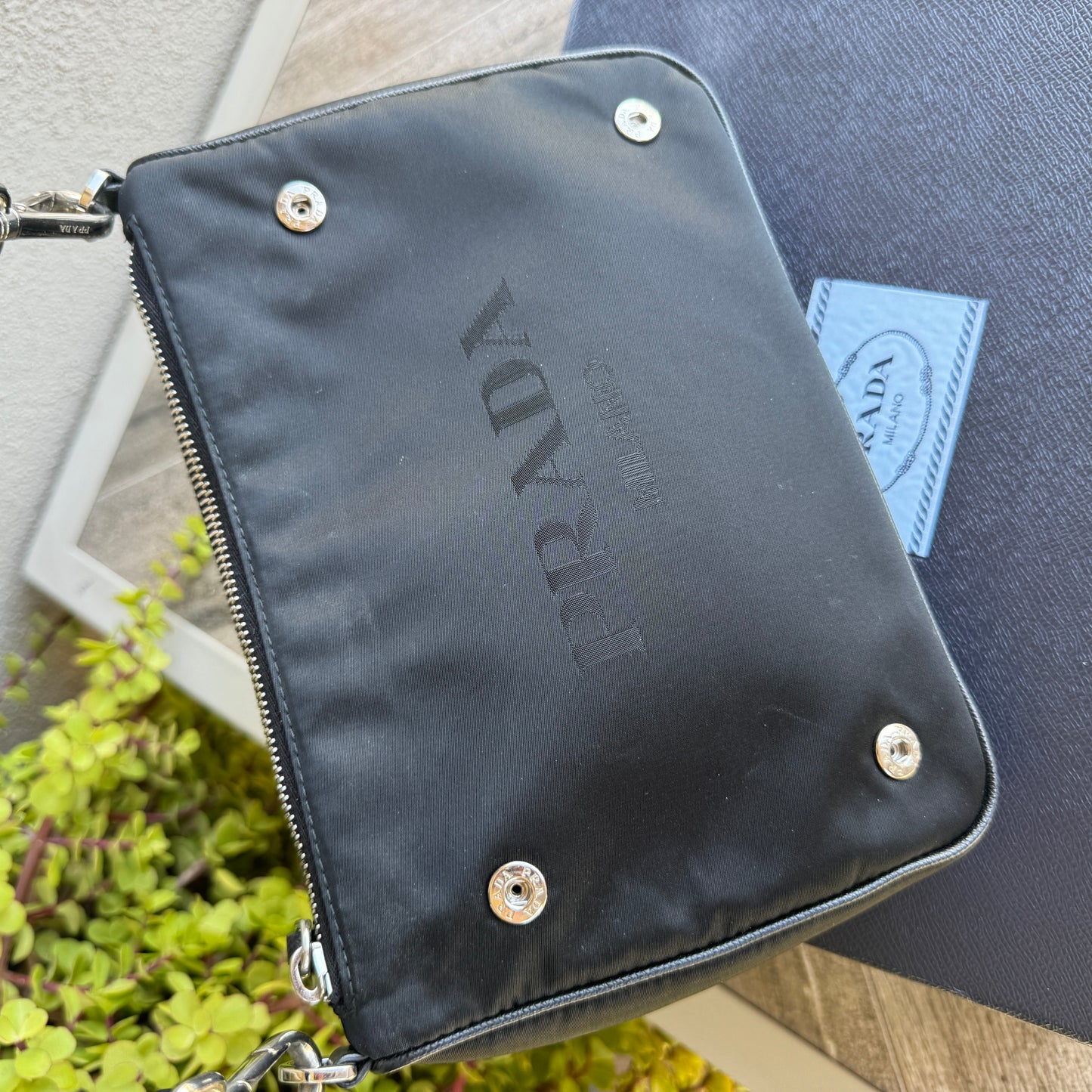 Prada Tessuto Re-Edition 2000 Nylon Double Zip Crossbody