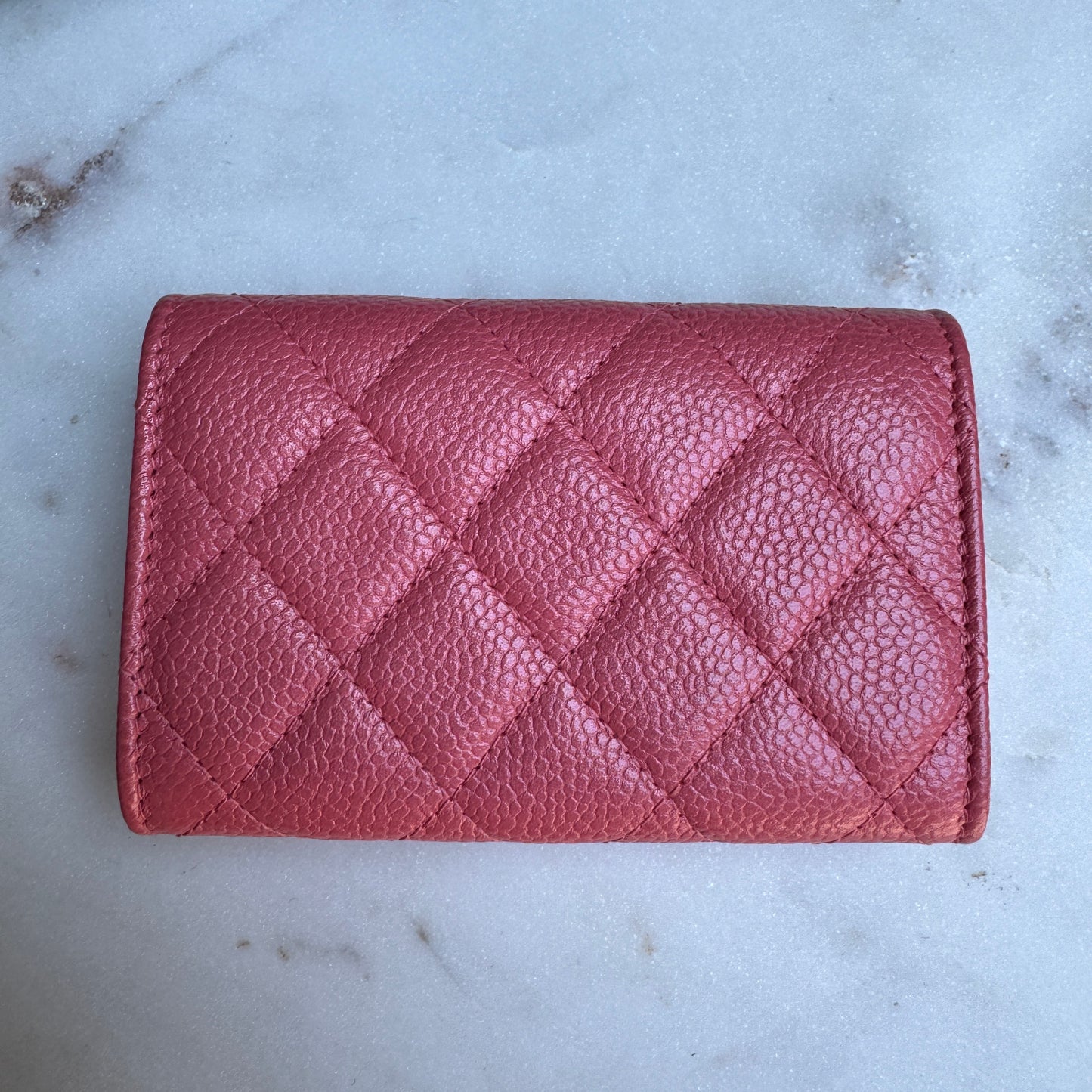 Chanel Caviar Classic Flap Card Holder Wallet