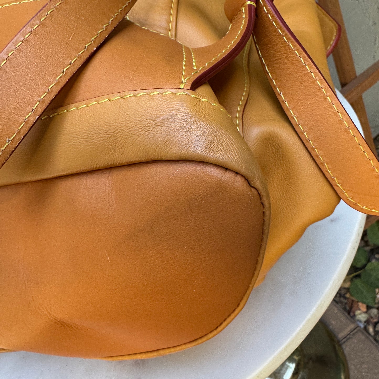 Louis Vuitton x Virgil Abloh Vachetta Leather Christopher Backpack GM