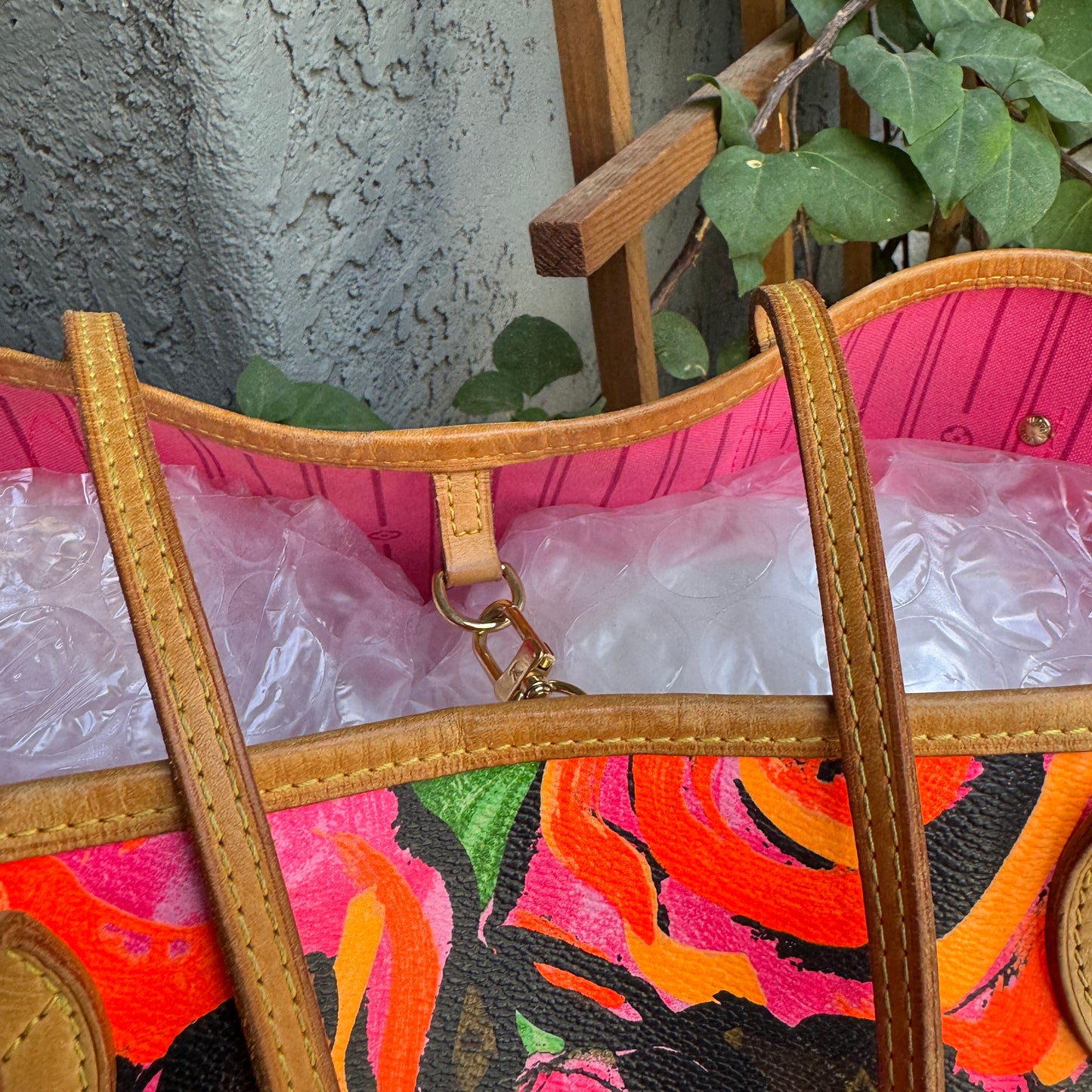 Louis Vuitton x Stephen Sprouse Rose Monogram Neverfull MM Tote