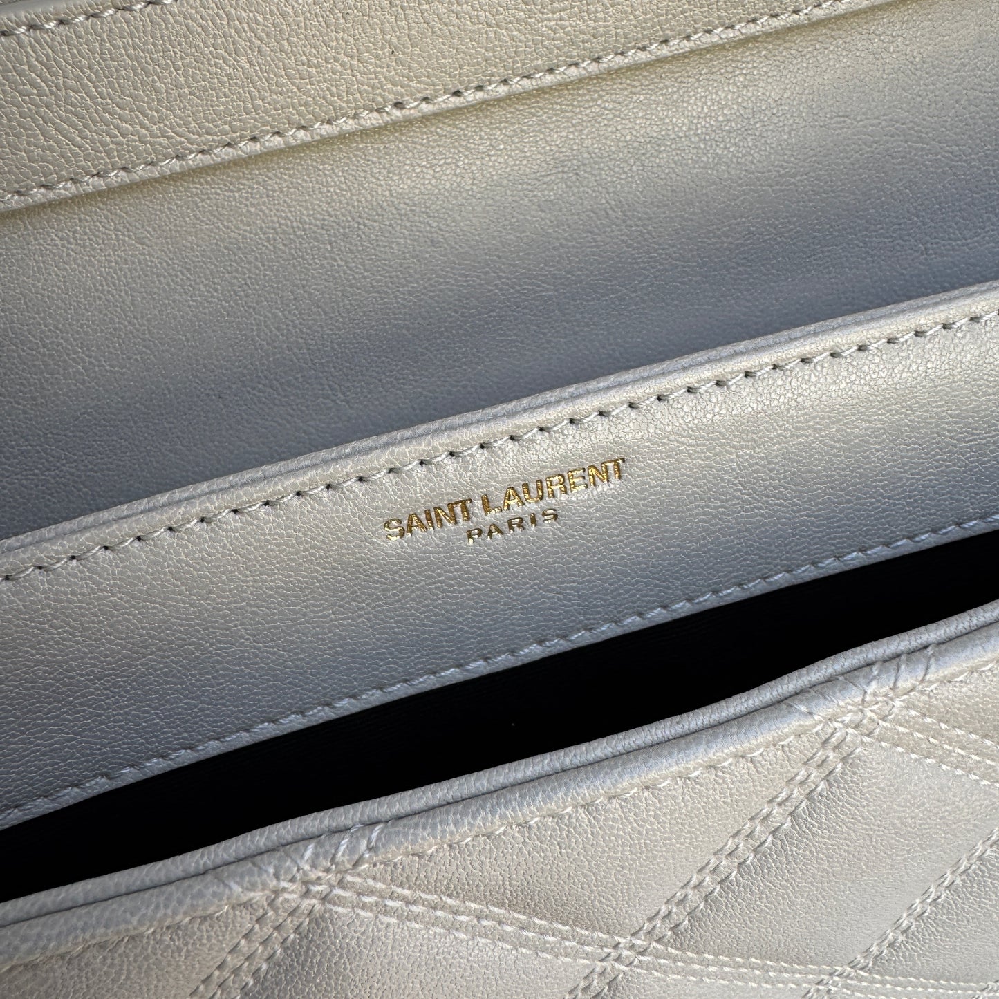 Saint Laurent Quilted Small Becky Shoulder Bag