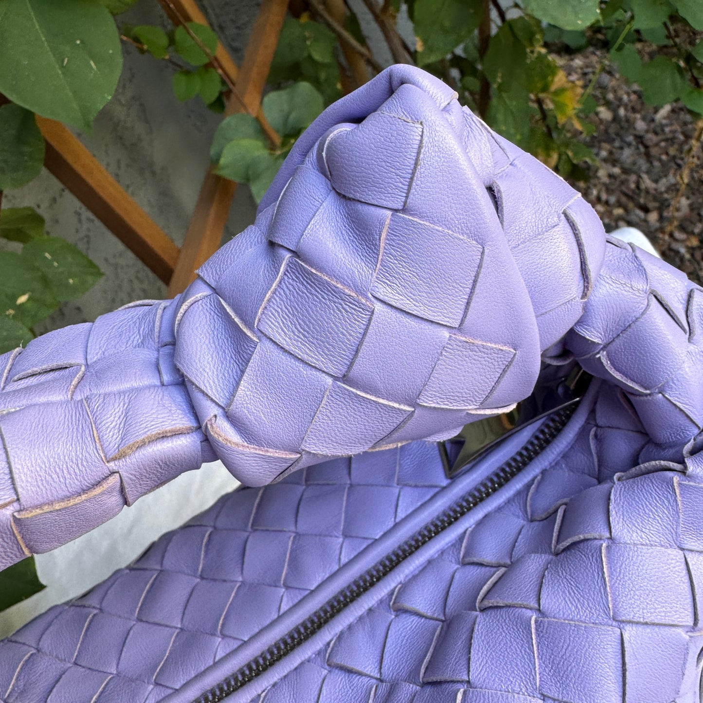 Bottega Veneta Intrecciato Woven Nappa Leather Teen Jodie Bag