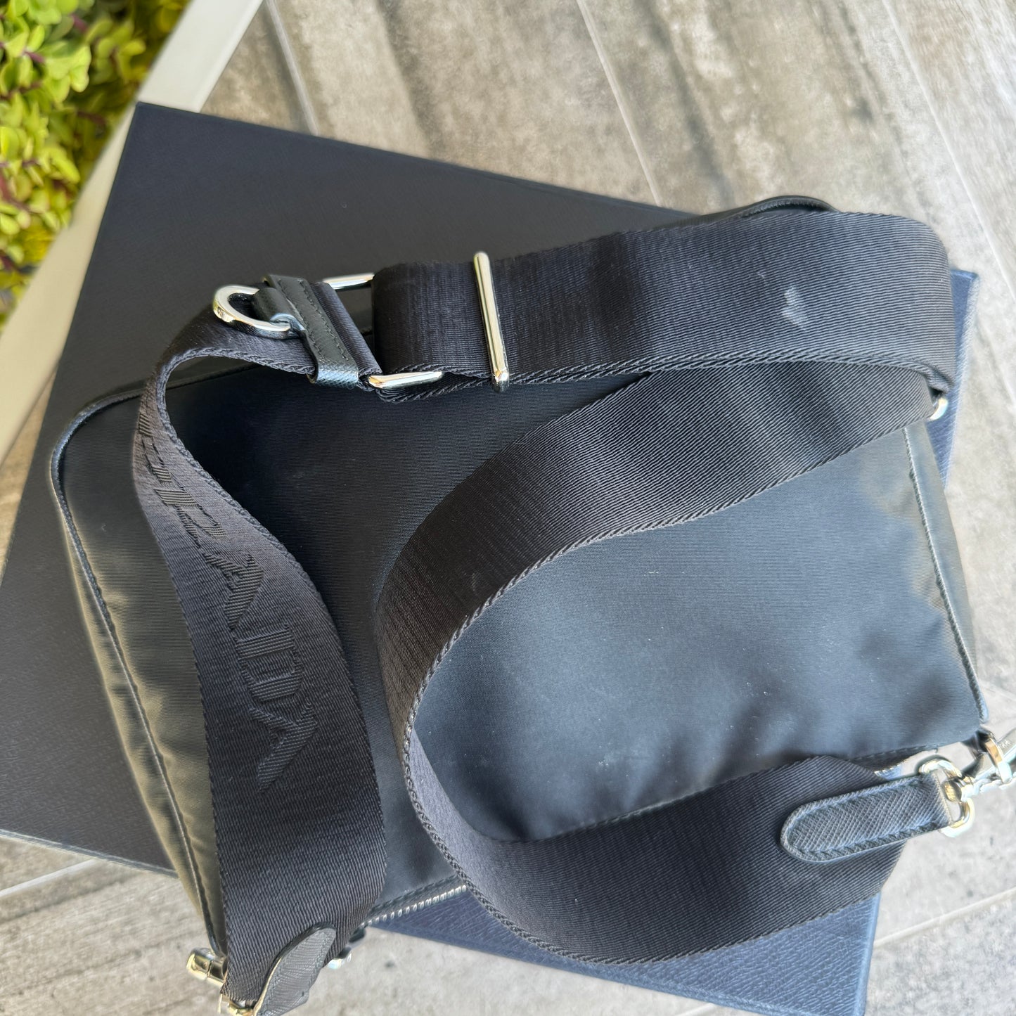 Prada Tessuto Re-Edition 2000 Nylon Double Zip Crossbody