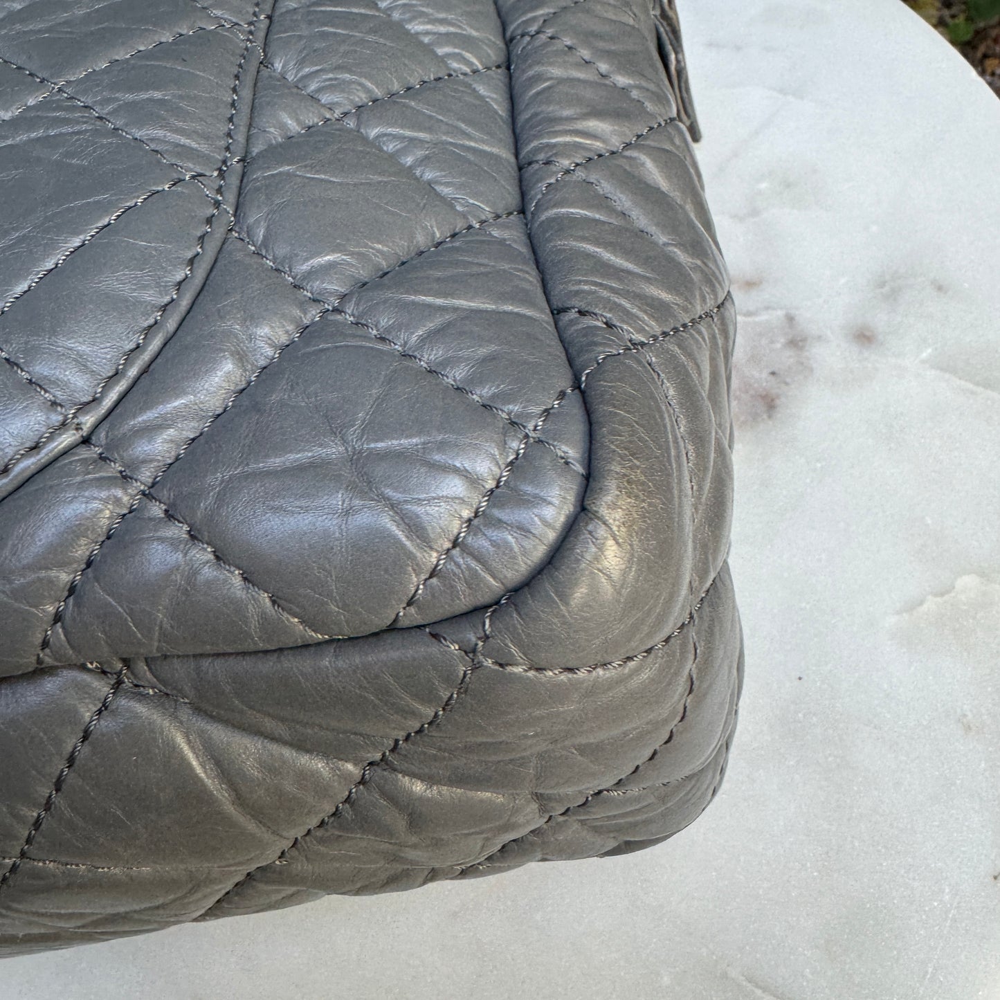 Chanel Quilted Aged Calfskin Large Reissue Camera Bag