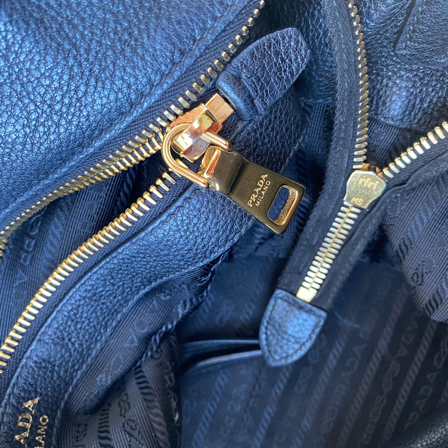 Prada Vitello Daino Shopping Tote