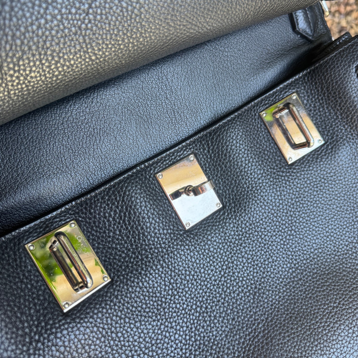 Hermès Togo Leather Jypsiere 34
