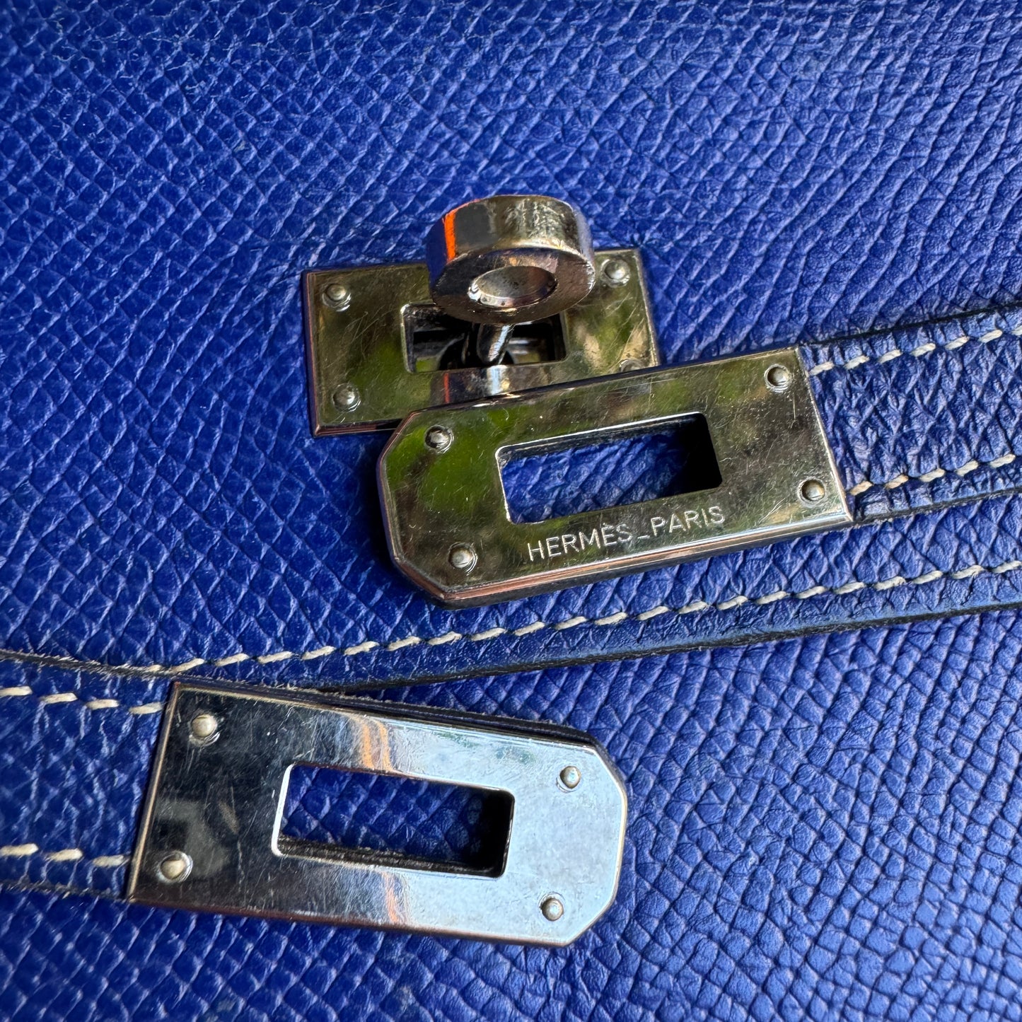 Hermès Kelly Epsom Bicolor Leather Wallet