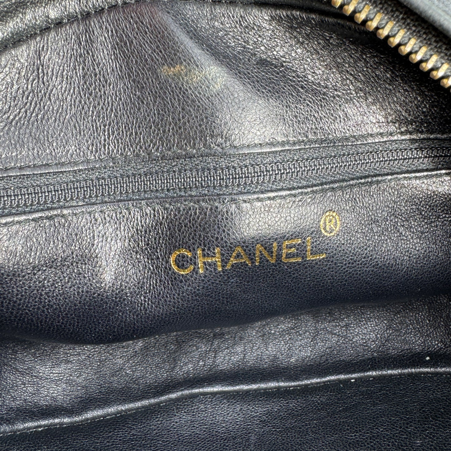 Chanel Vintage CC Tassel Round Lambskin Camera Bag