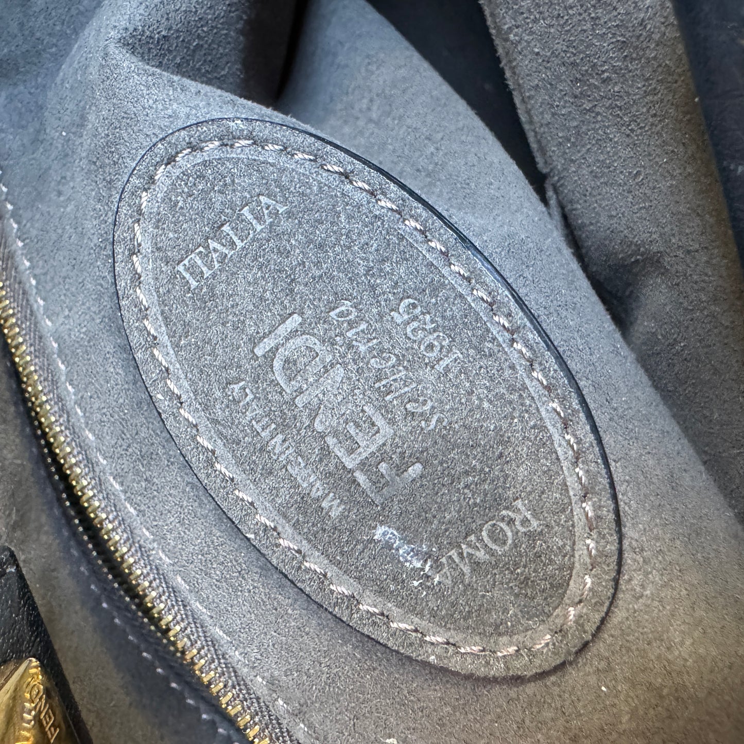 Fendi Vitello Glacier Small FF Tote