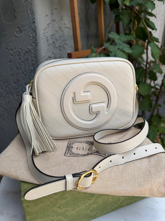 Gucci Blondie Small Leather Camera Bag Crossbody