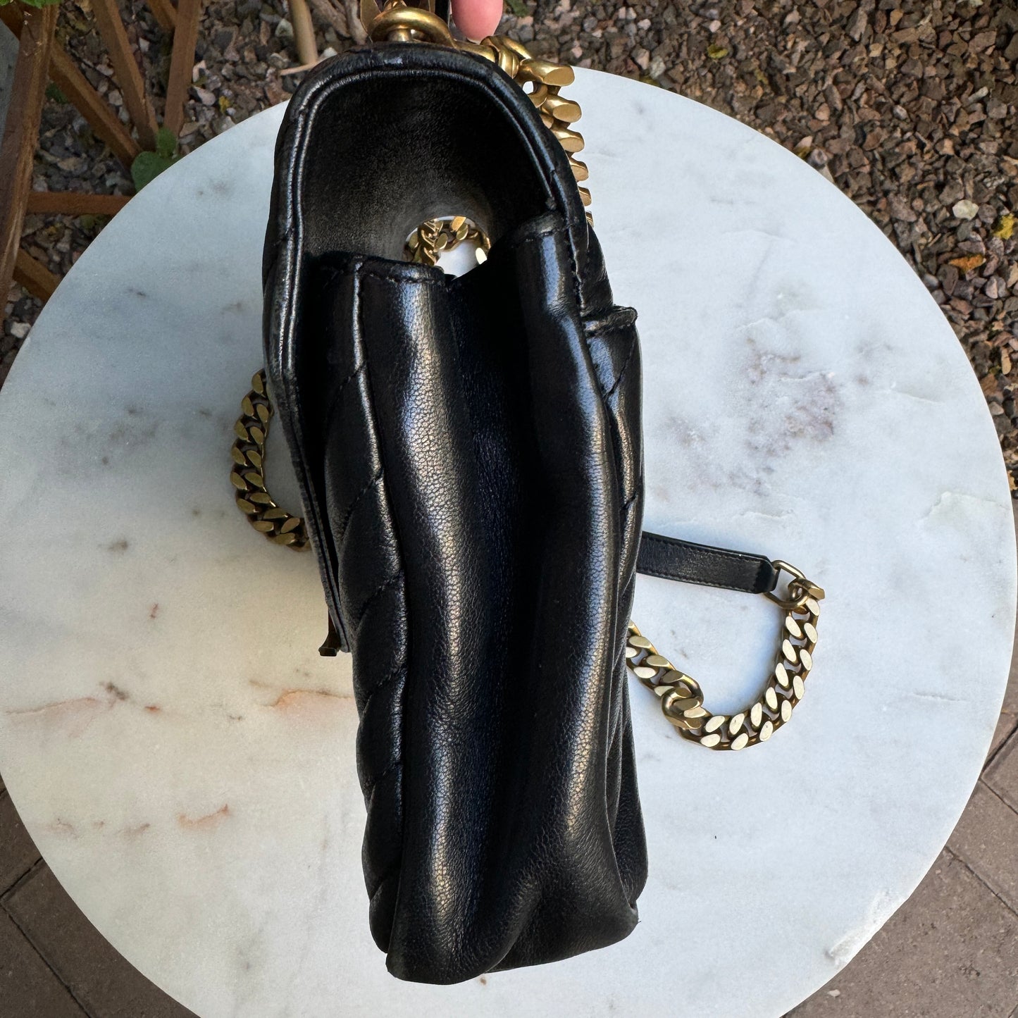 Yves Saint Laurent Matelasse Medium College Crossbody