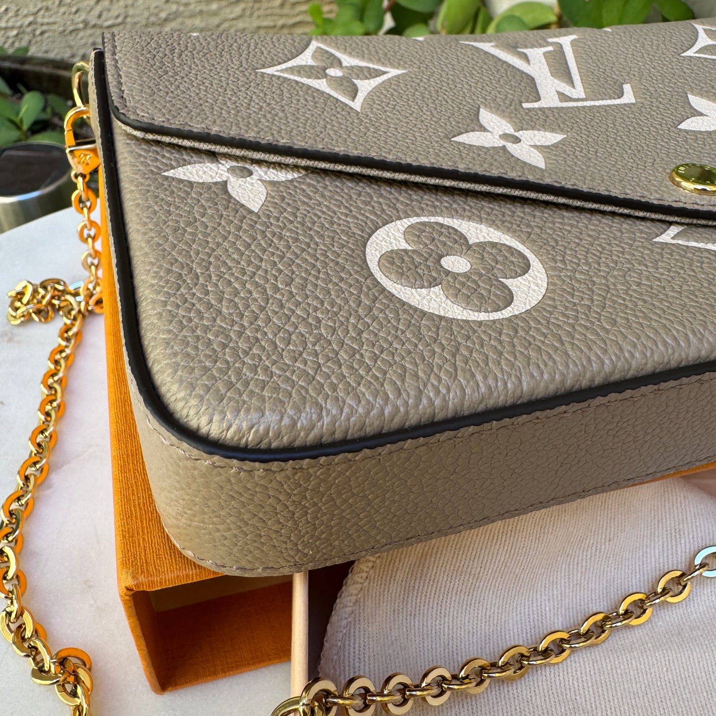 Louis Vuitton Bicolor Monogram Empreinte Pochette Félicie