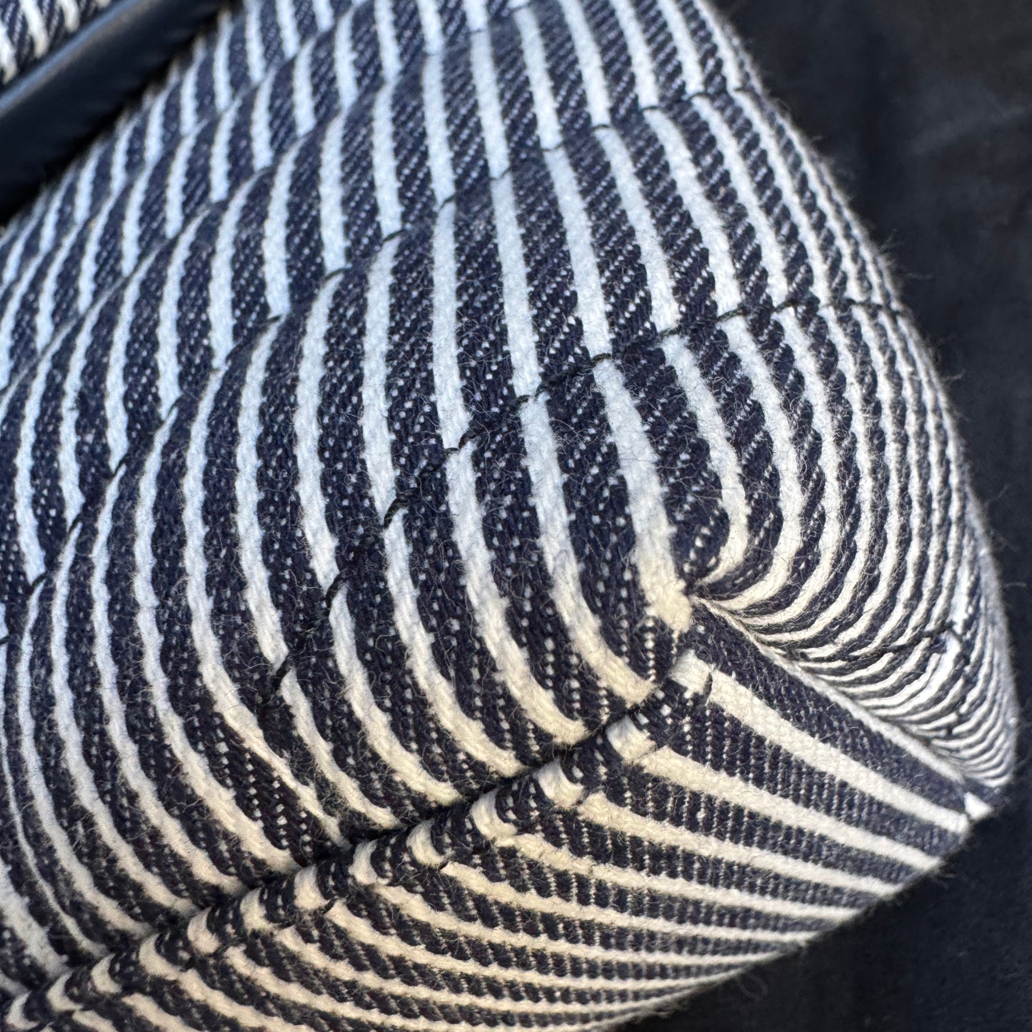 Saint Laurent Small Loulou Striped Chain Crossbody