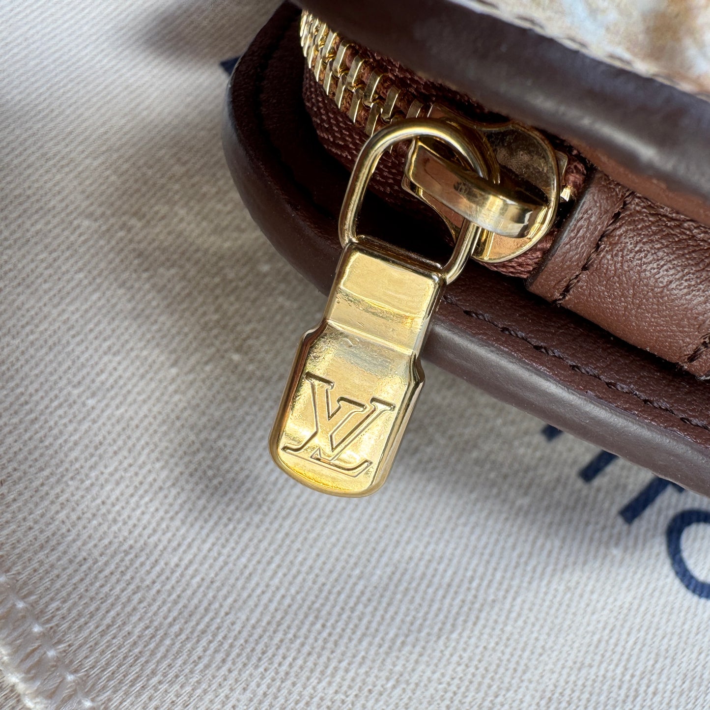 Louis Vuitton Cow Zipper Pouch Bag Charm