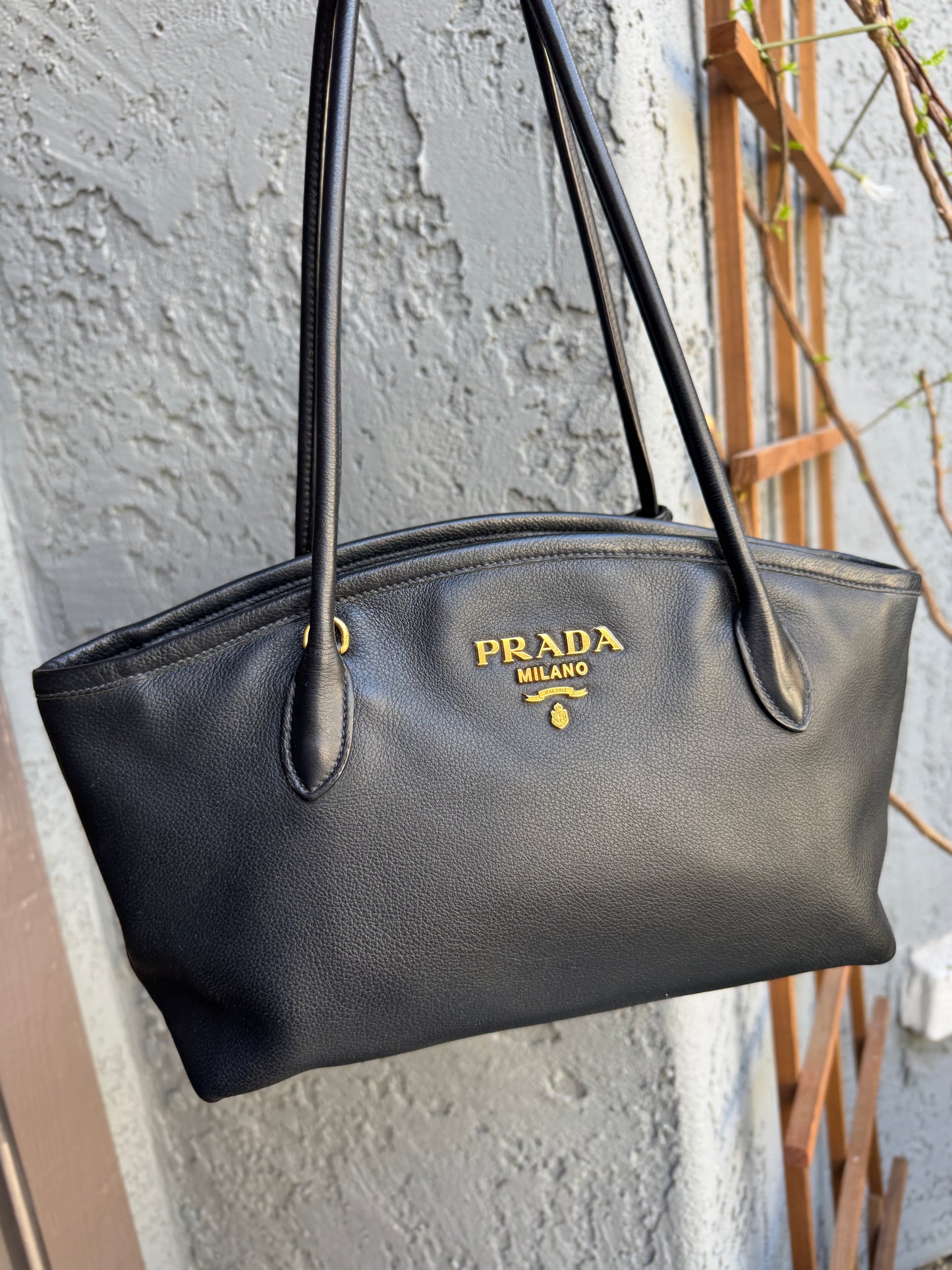 Prada Vitello Daino Leather Tote