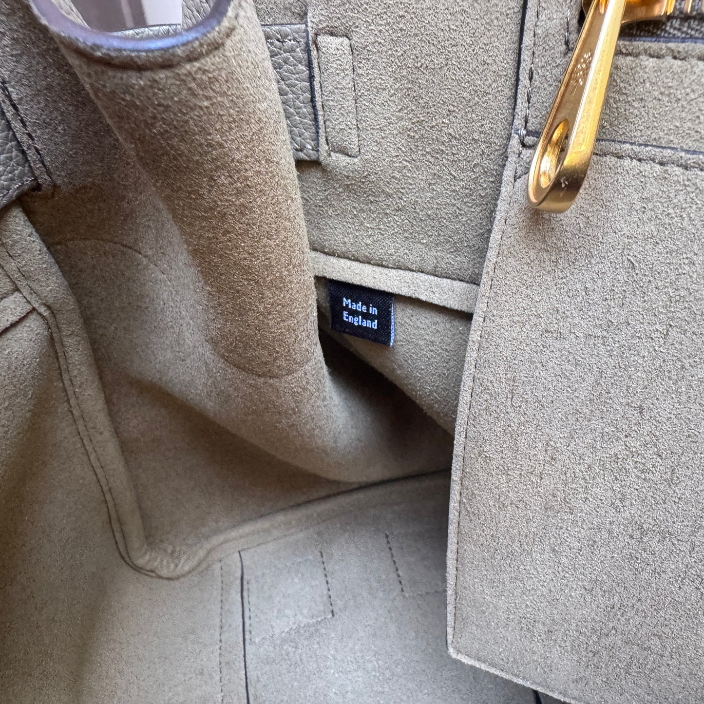 Mulberry Bayswater Grained Leather Satchel