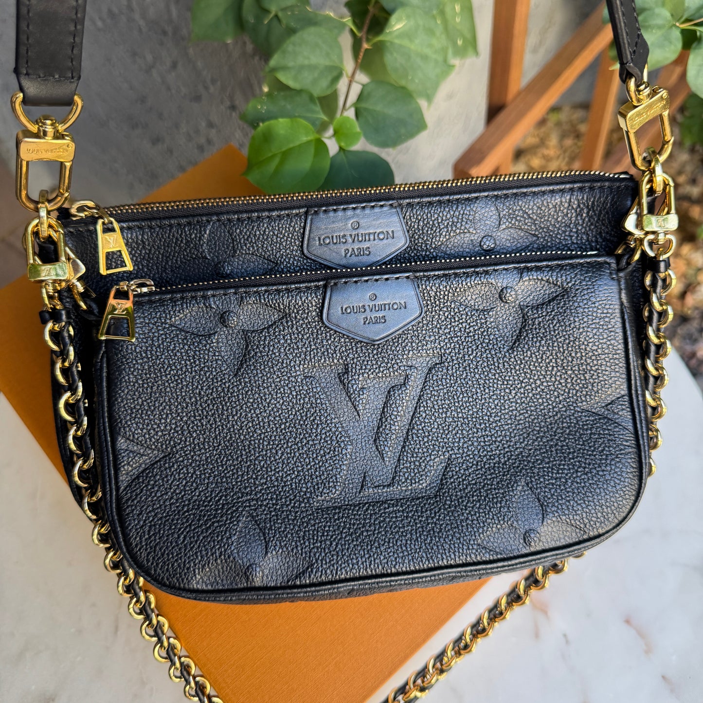 Louis Vuitton Multi Pochette Empreinte Crossbody