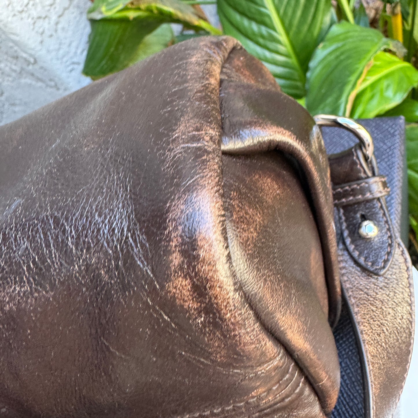 Prada Nappa Leather Shoulder Bag