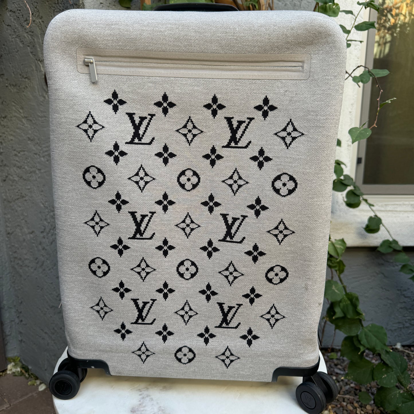 Louis Vuitton Knit Monogram Horizon Soft 55 Suitcase