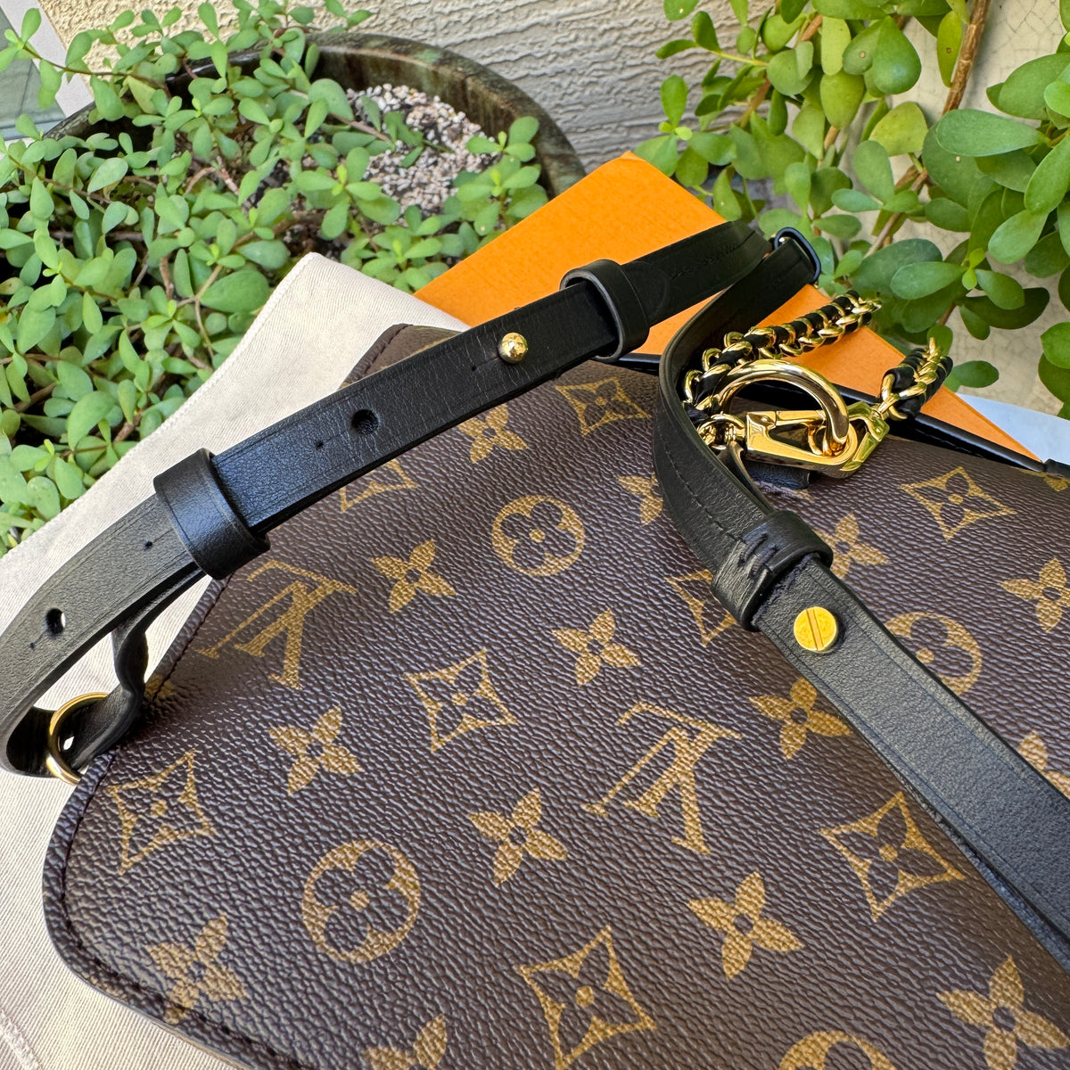Louis Vuitton Reverse Monogram Pochette Metis Backpack