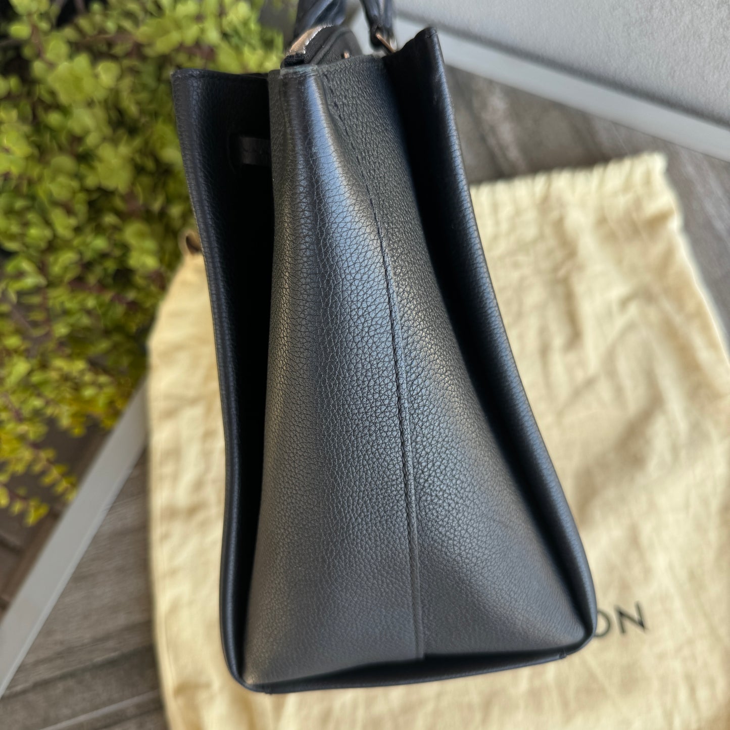 Louis Vuitton Lockmeto Leather Tote