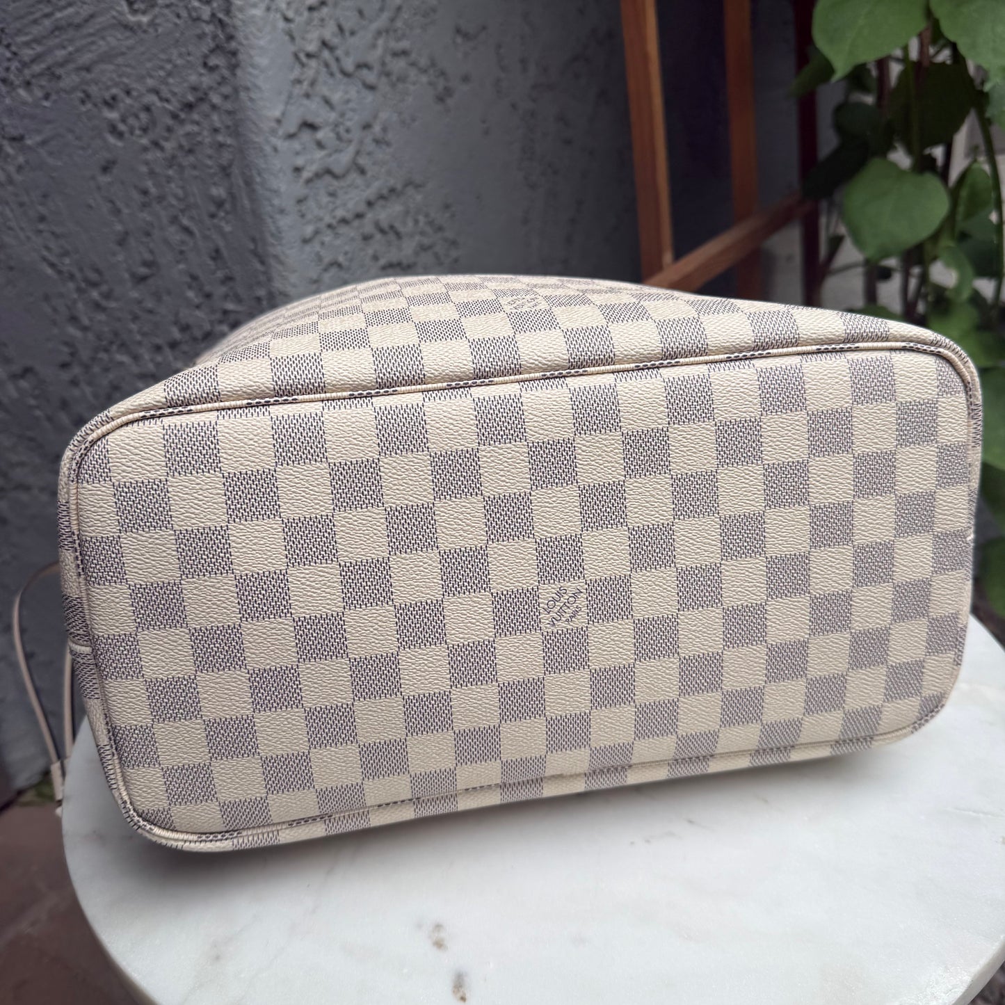 Louis Vuitton Braided Damier Azur Neverfull MM