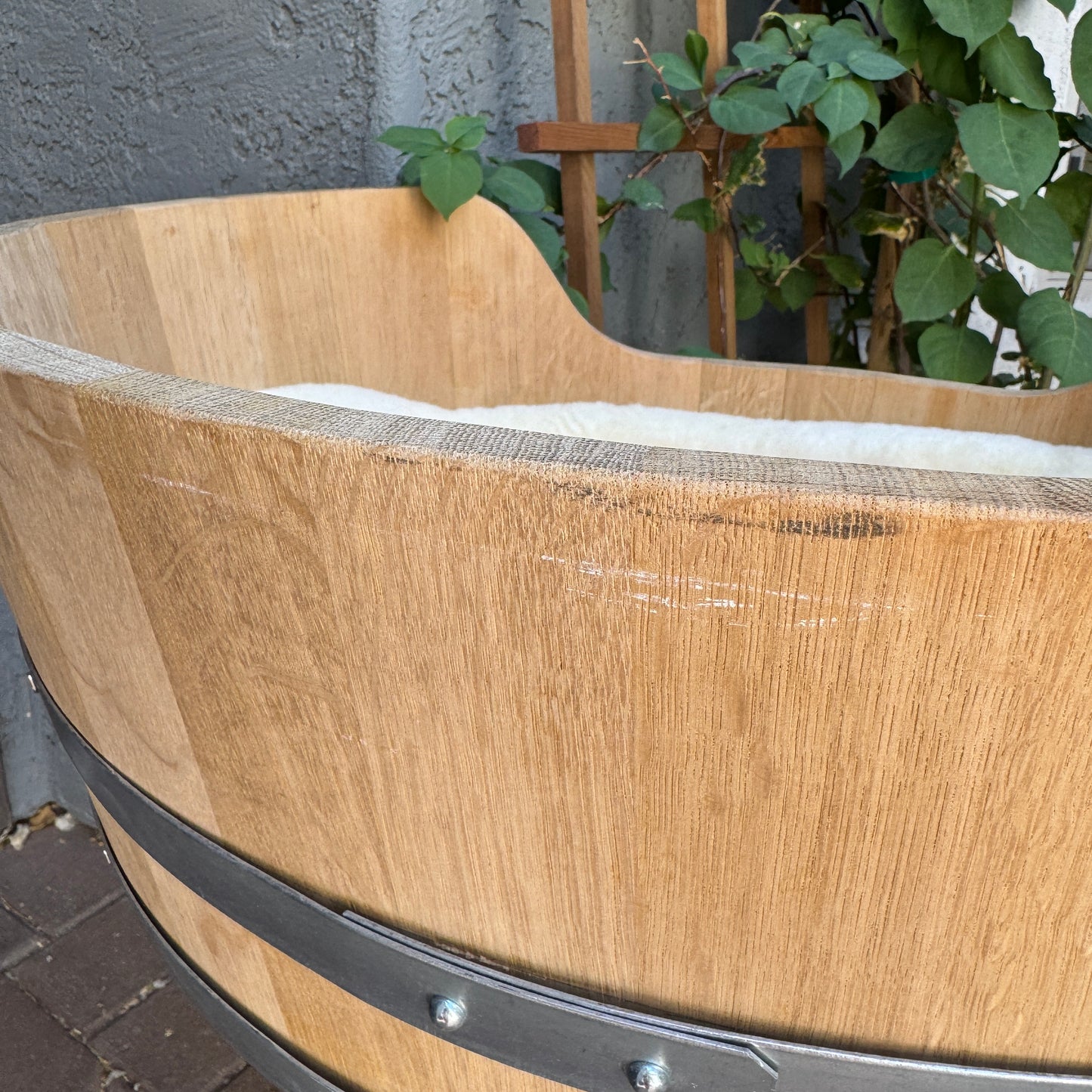 Hermès Medium Oak Bucket Basket Dog Bed