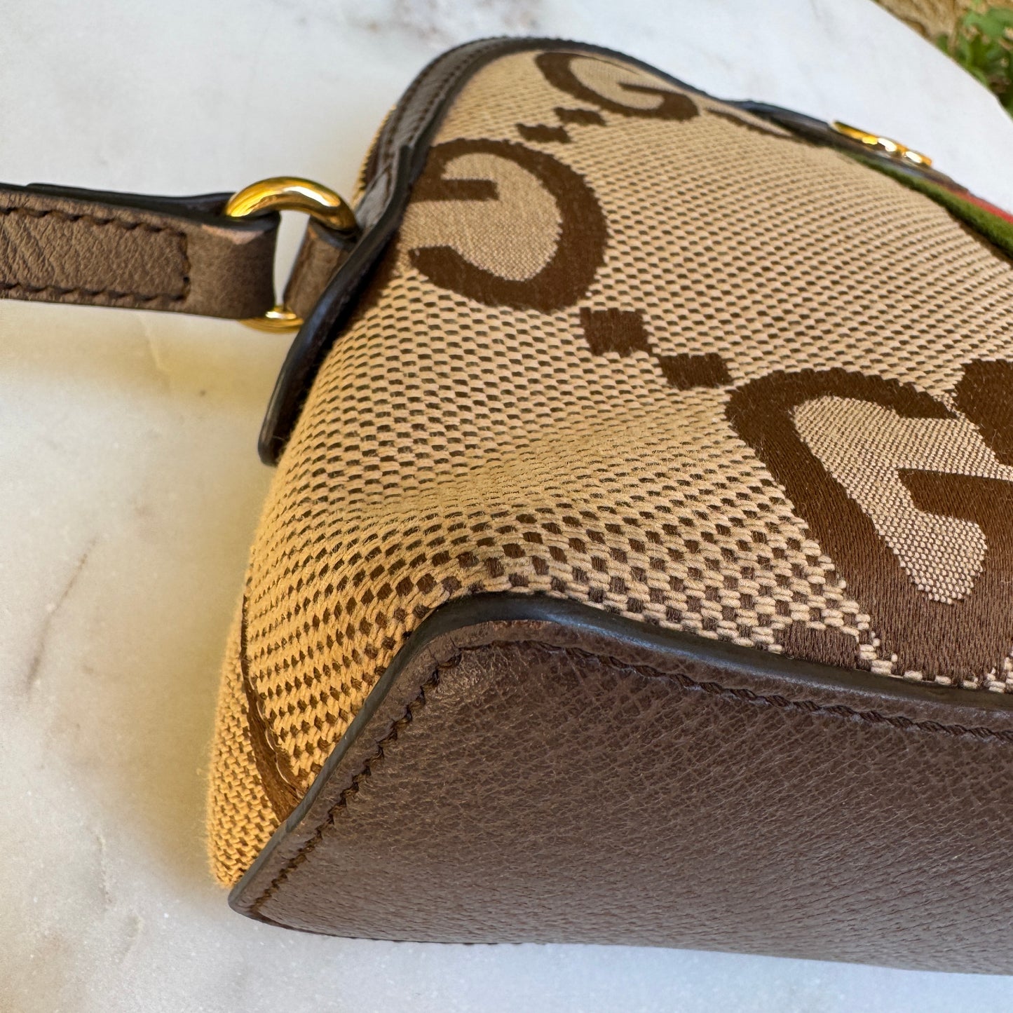 Gucci Jumbo GG Web Ophidia Small Dome Bag