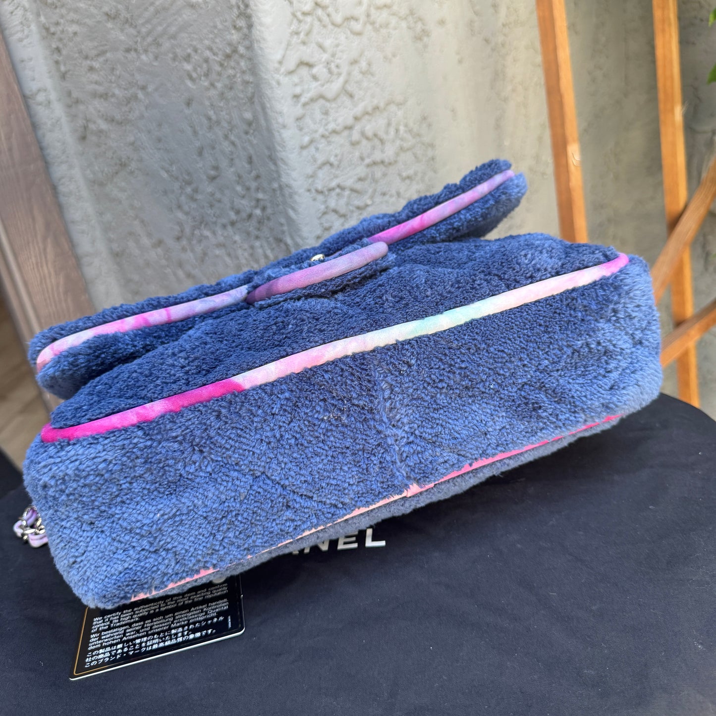 Chanel Terry Cloth Maxi Flap Bag