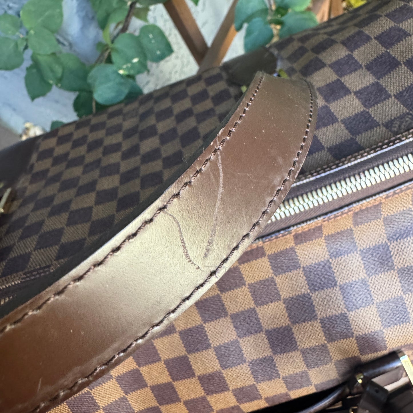 Louis Vuitton Vintage Damier Ebene Golf Cup Sac Polochon 55 Duffle