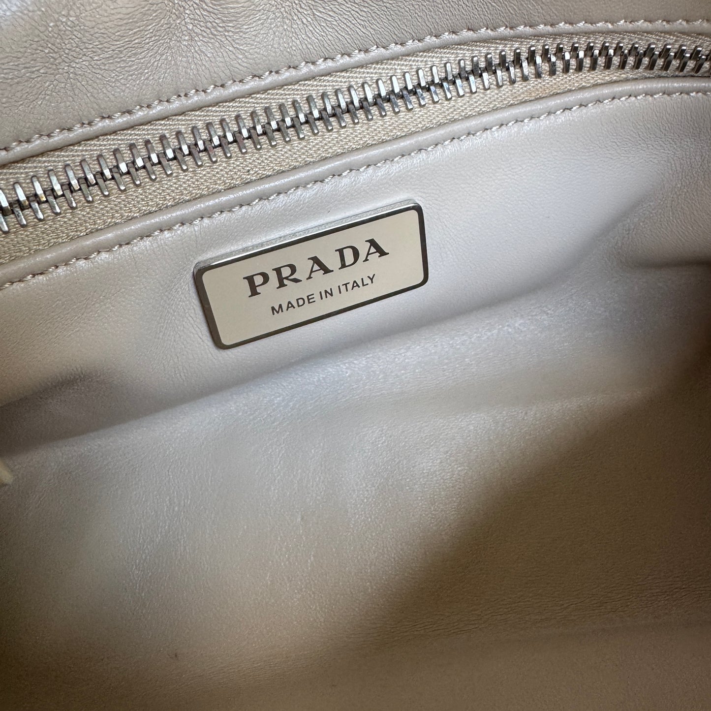 Prada Nappa Antique Leather Multi Pocket Crossbody