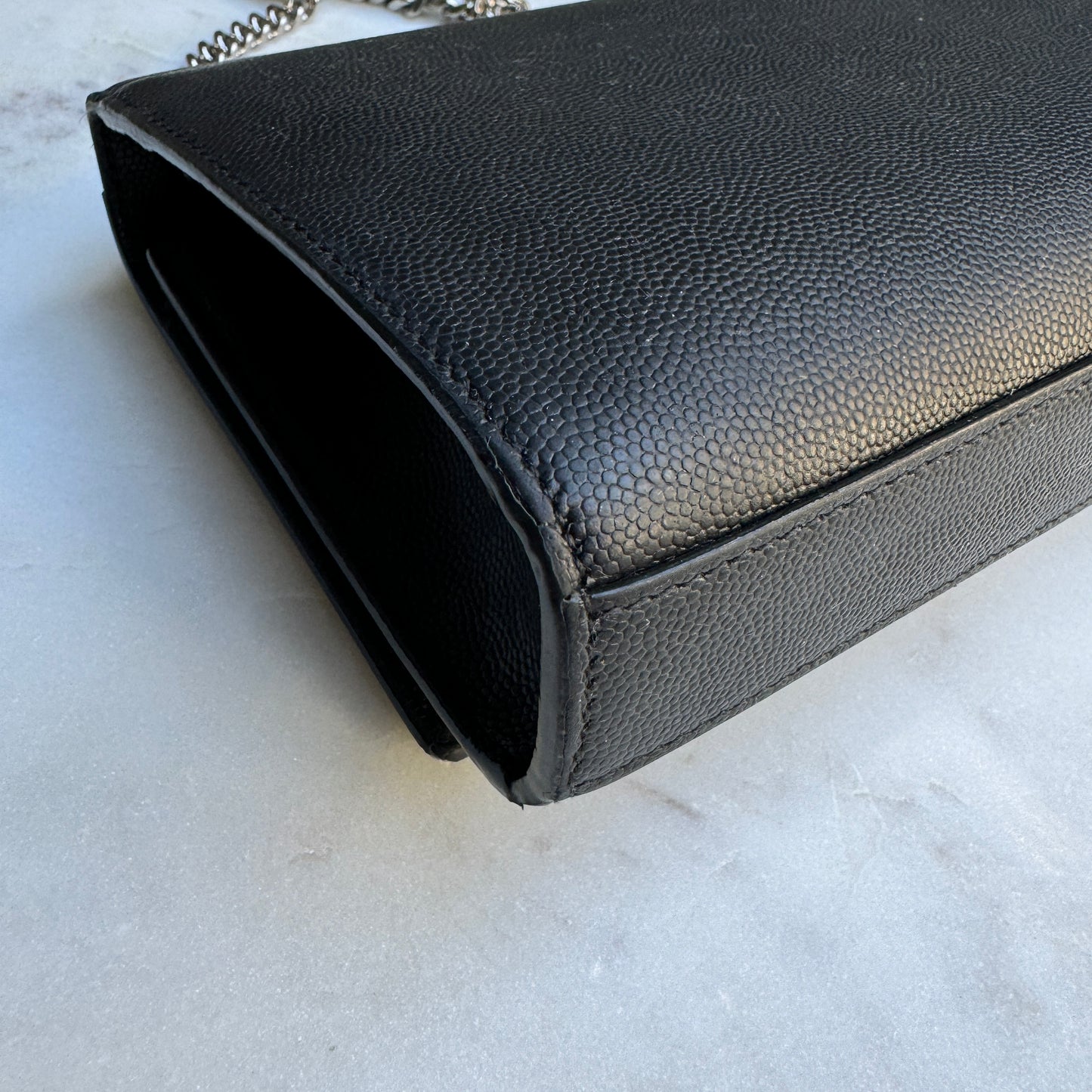 Saint Laurent Kate Grain De Poudre Crossbody