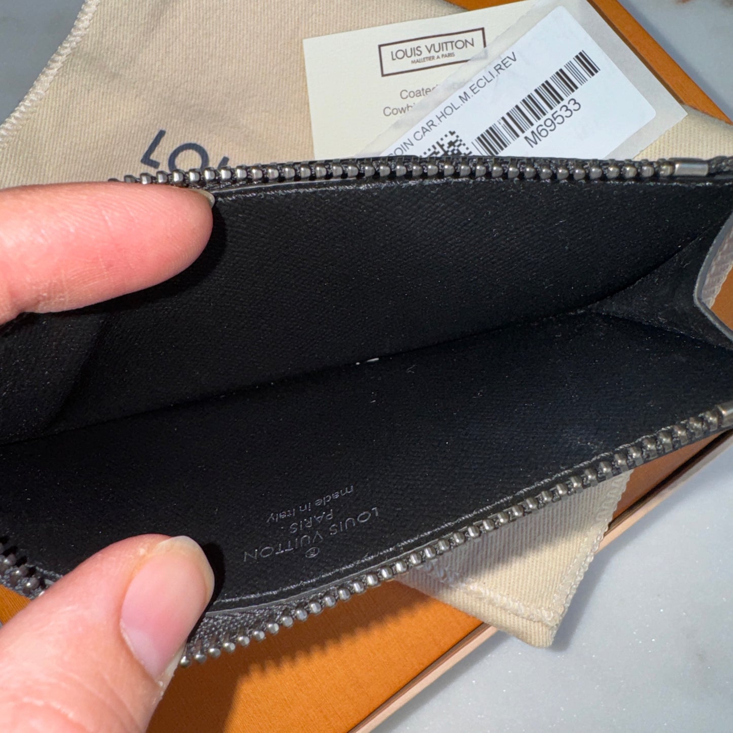 Louis Vuitton Reverse Monogram Eclipse Coin Card Holder