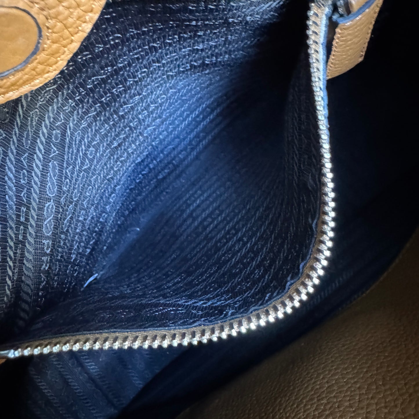 Prada Vitello Daino Hobo Leather Crossbody